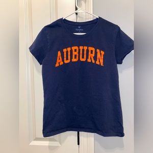 Auburn Tigers T Shirt Sz Medium Navy Blue